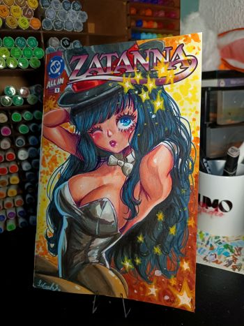 Image of Zatanna Blank Cover by Lu Cardoso