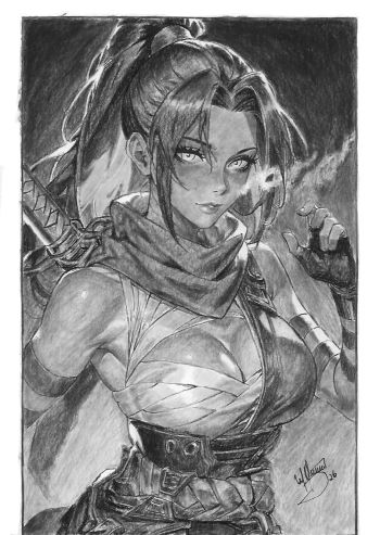 Image of Psylocke Illustration