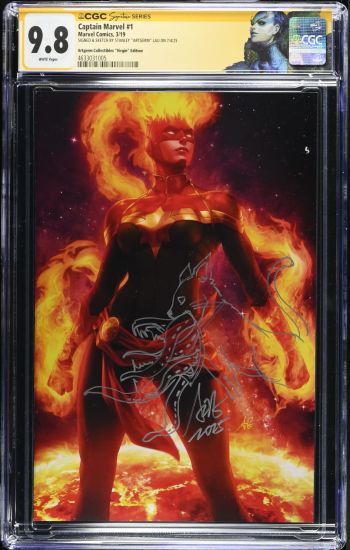 Image of Captain Marvel #1 | Artgerm Collectibles "Virgin" Edition