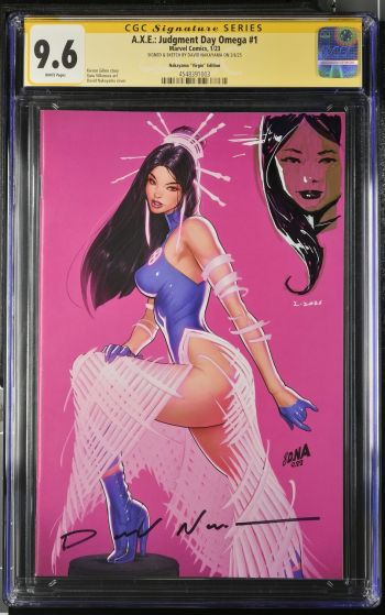 Image of A.X.E.: Judgment Day Omega #1 | Nakayama "Virgin" Edition