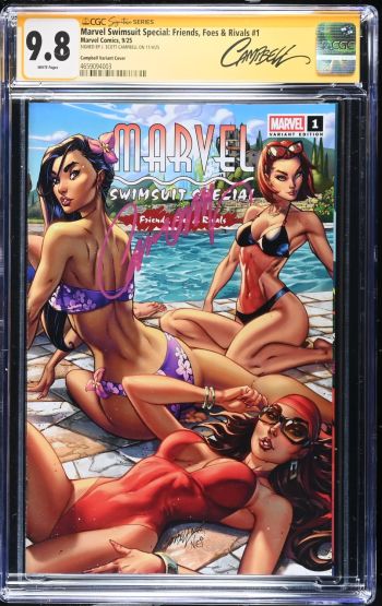 Image of Marvel Swimsuit Special: Friends, Foes & Rivals #1 | Campbell Variant Cover
