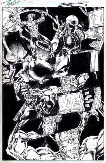 Image of Titans vol. 2 #11 page 16 by Brett Booth