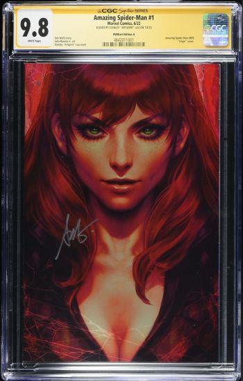 Image of Amazing Spider-Man #1 CGC 9.8 Signed by Stanley "Artgerm" Lau