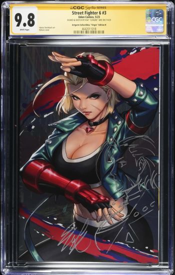 Image of Street Fighter 6 #3 CGC 9.8 Signed & Sketched by Kiat "Ejikure" Wee