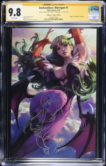 Image of Darkstalkers: Morrigan #1 CGC 9.8 Signed & Sketched by Stanley "Artgerm" Lau
