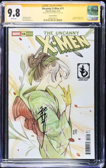 Image of Uncanny X-Men #11 CGC 9.8 Signed by Peach Momoko