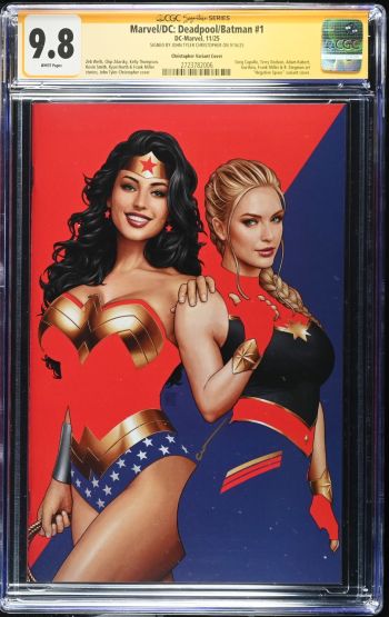 Image of Marvel/DC: Deadpool/Batman #1 | Christopher Variant Cover