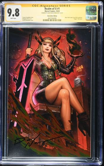 Image of Realm of X #1 CGC 9.8 Signed by David Nakayama
