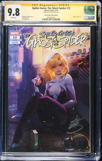 Image of Spider-Gwen: The Ghost-Spider #12 CGC 9.8 Signed by Fan Yang