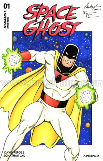 Image of SPACE GHOST Sketch Cover by the Fraim Bros.!