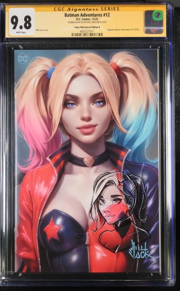 Image of Batman Adventures #12 CGC 9.8 Signed & Sketch by Will Jack