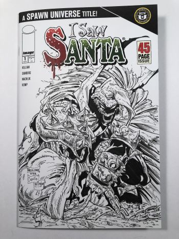 Image of I Saw Santa Sketch Cover Recreation