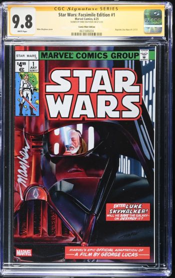 Image of Star Wars: Facsimile Edition #1 CGC 9.8 Signed by Mike Mayhew