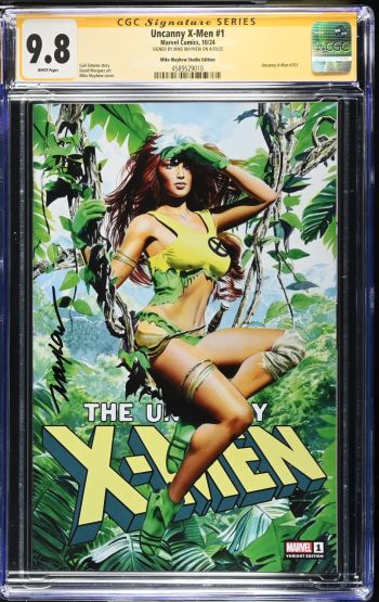Image of Uncanny X-Men #1 CGC 9.8 Signed by Mike Mayhew