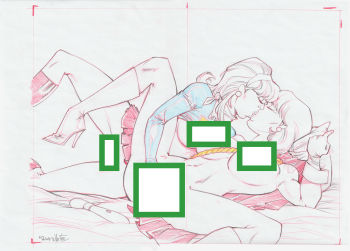 Image of Supergirl and Powergirl NSFW  Original Art