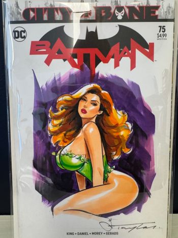 Image of Batman #75 Sketch Cover Signed by Jeff Taylor