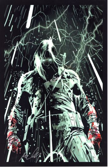 Image of BRZRKR COLOR PRINT SIGNED RON GARNEY