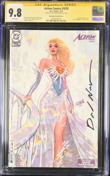 Image of Action Comics #1078 CGC 9.8 Signed by David Nakayama