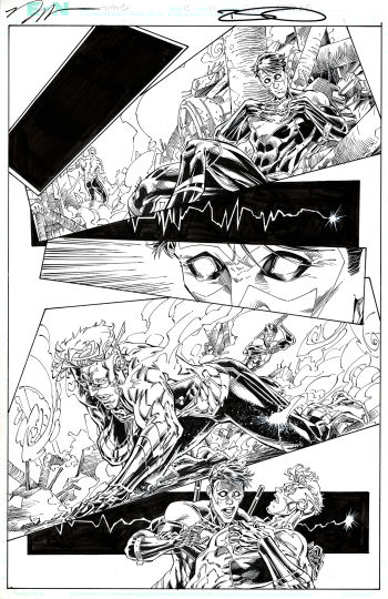 Image of Titans vol. 2 #15 page 19 by Brett Booth