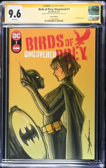 Image of Birds of Prey: Uncovered #1 CGC 9.6 Signed by Jeehyung Lee