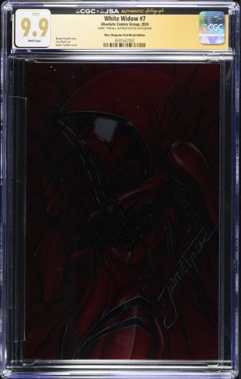 Image of White Widow #7 CGC 9.9 Signed by Jamie Tyndall