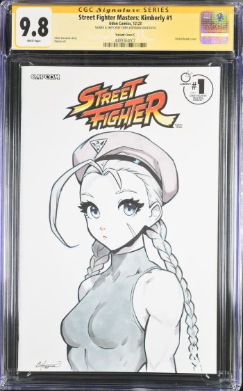 Image of Street Fighter Masters: Kimberly #1 CGC 9.8 Signed by Chris Hoffman