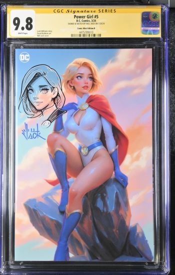 Image of Power Girl #5 CGC 9.8 Signed by Will Jack