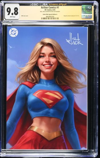 Image of Action Comics #1 CGC 9.8 Signed by Will Jack