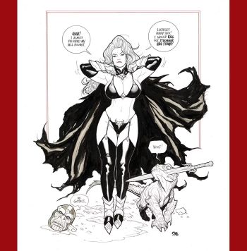 Image of Advanced Commission Spot for Frank Cho at Lake Como Comic Art Festival 2026