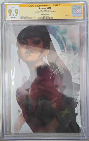 Image of Batman #134 CGC 9.9 Foil Signed by Artgerm