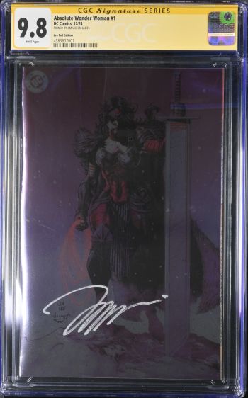 Image of Absolute Wonder Woman #1 CGC 9.8 Signed by Jim Lee