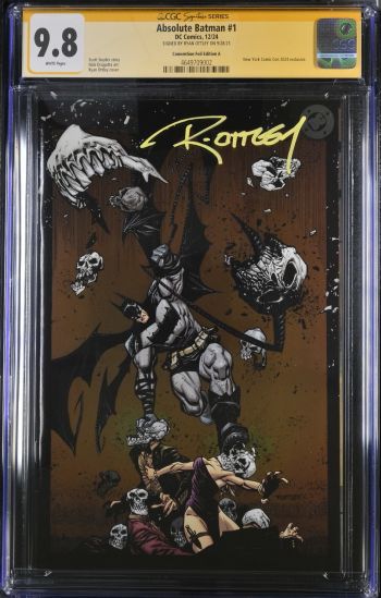 Image of Absolute Batman #1 CGC 9.8 Signed by Ryan Ottley