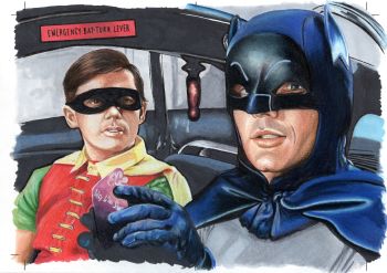 Image of BATMAN and ROBIN illustration
