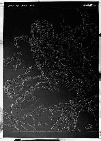 Image of Venom Black paper connecting 2x - 11x17 Pages coming soon 