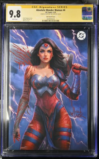 Image of Absolute Wonder Woman #4 CGC 9.8 Signed by Will Jack