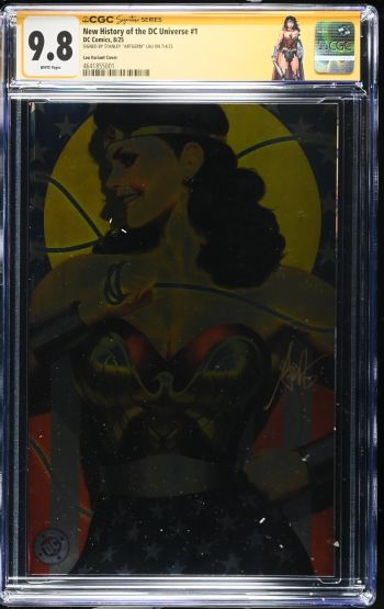 Image of New History of the DC Universe #1 CGC 9.8 Signed by Stanley "Artgerm" Lau