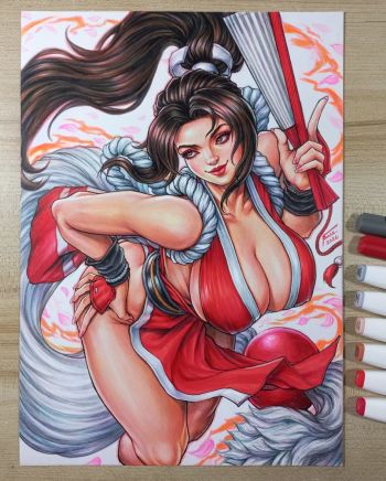 Image of Mai Shiranui on A4