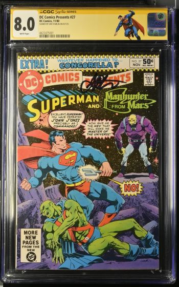 Image of DC Comics Presents #27 CGC 8.0 Signed by Jim Starlin