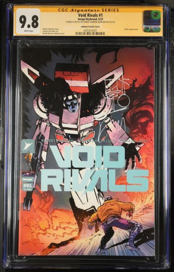 Image of Void Rivals #1 Johnson Variant CGC 9.8 Signed & Sketched by Daniel Warren Johnson