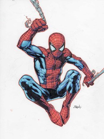 Image of Spider-Man Illustration by David Finch