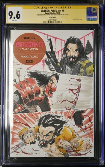 Image of BRZRKR: Pen & Ink #1 | Sketch Edition | CGC 9.6 | Signature Series