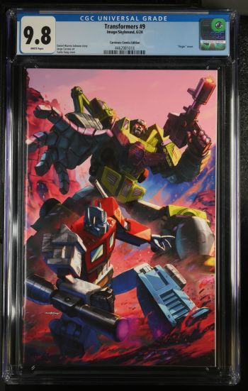 Image of Transformers #9 | Carnivore Comics Edition | CGC 9.8 | Universal