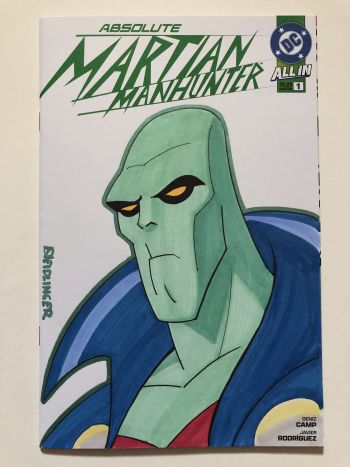 Image of Martian Manhunter Sketch Cover