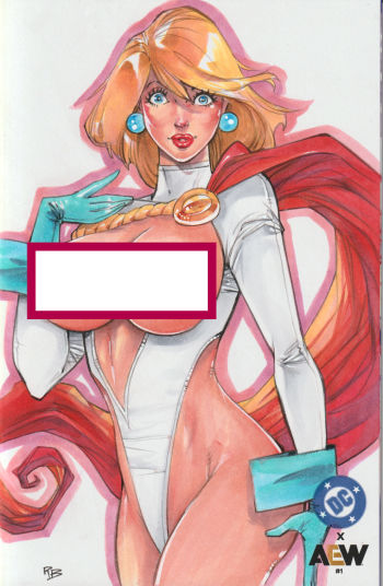 Image of Power Girl Sketch Cover