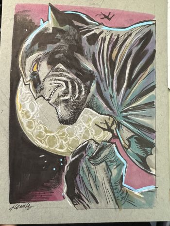 Image of Batman Sketch by Ken Lashley