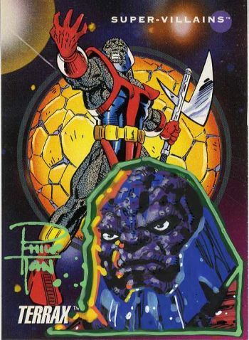 Image of Terrax Sketch Card Remark by Philip Tan