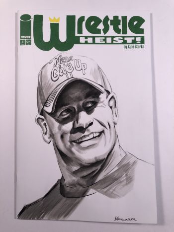 Image of John Cena Ink Wash Sketch Cover