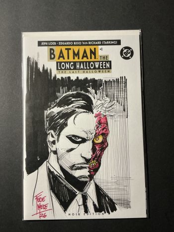 Image of Two-Face Sketch Cover by Fede Mele