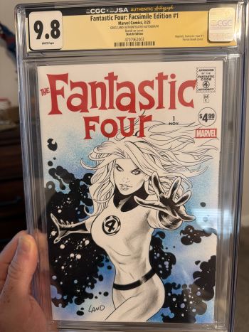 Image of Greg Land Invisible Woman Sketch