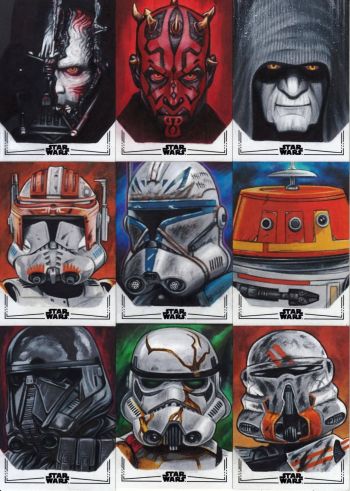 Image of Topps Star Wars Cards 